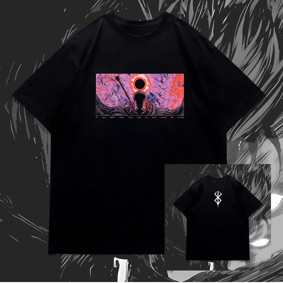 Streetwear Clothing Brand - Berserk Brand of Sacrifice Minimalist Anime