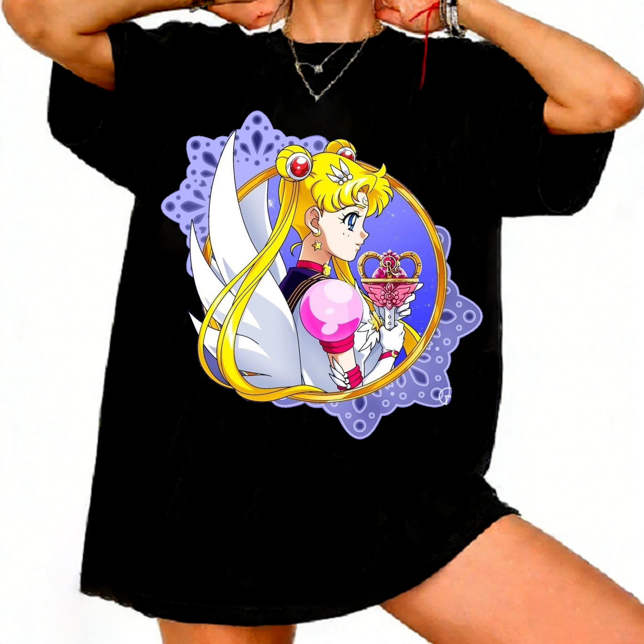 Streetwear Brand Beanie - Sailor Moon Retro 90s Anime Graphic