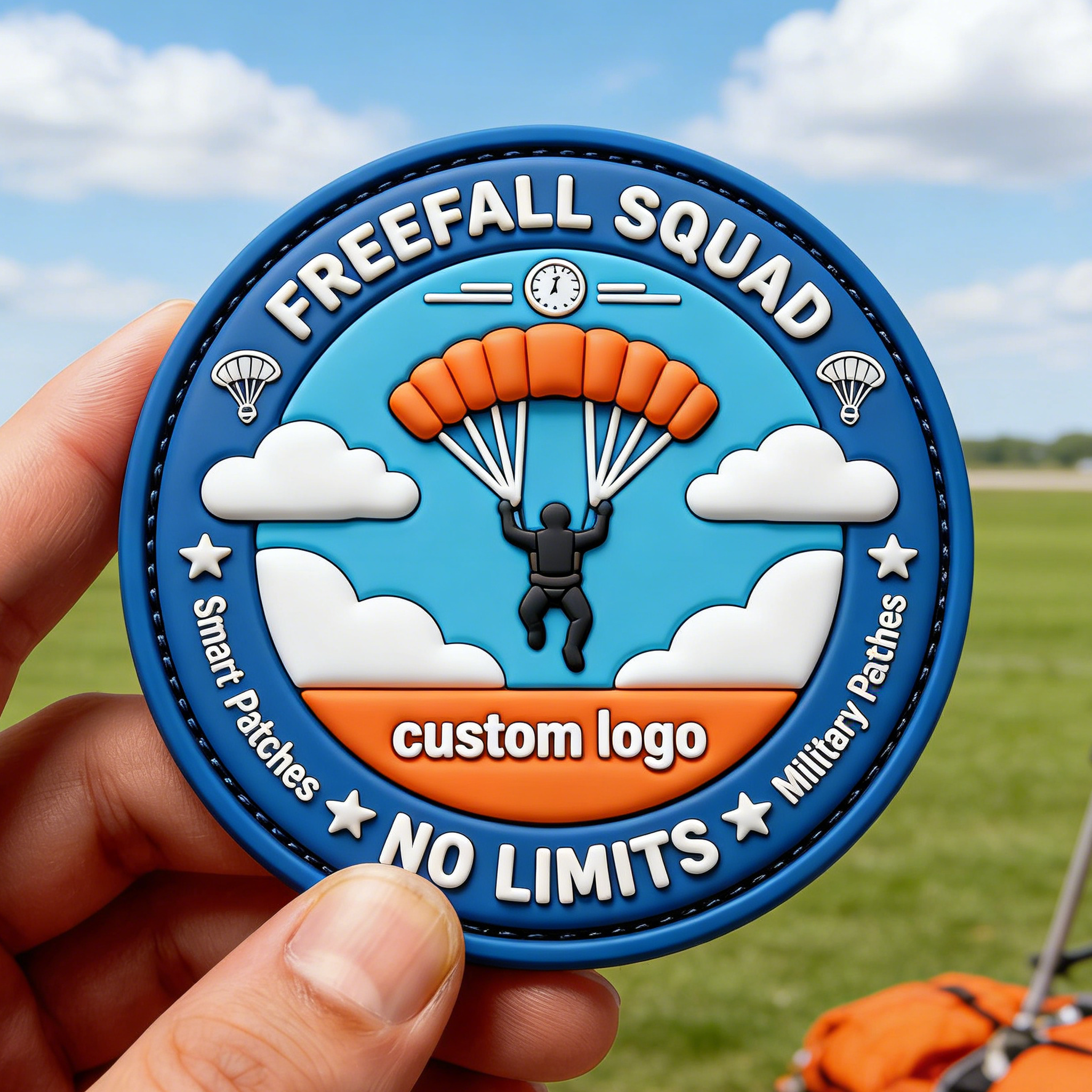 Streetwear Brand Label - 3D Raised Embossed PVC Patches Custom