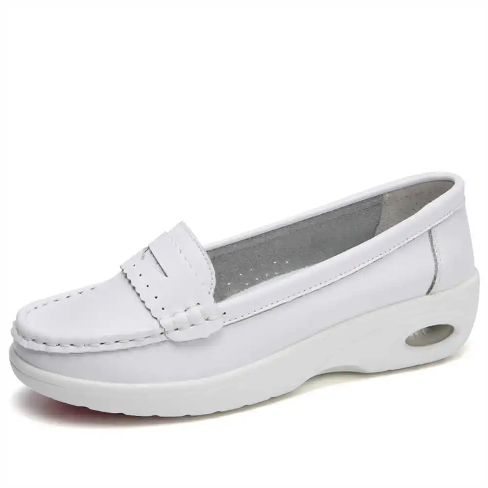 Thick Sole Slipon White Traine - Streetwear Brand Design Ideas review and price