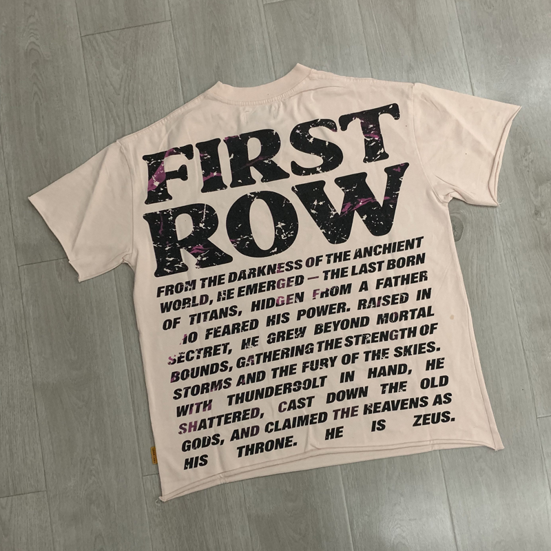 2026 New FIRST ROW Tops Tee St - Streetwear Brand Label review and price