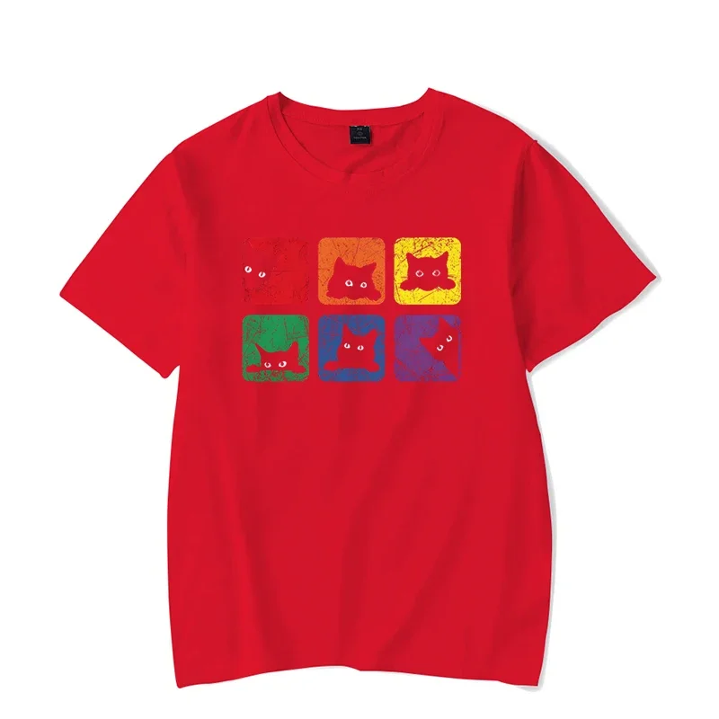 Short Sleeve Tees Men's T-shir - Streetwear Brand Cat review and price