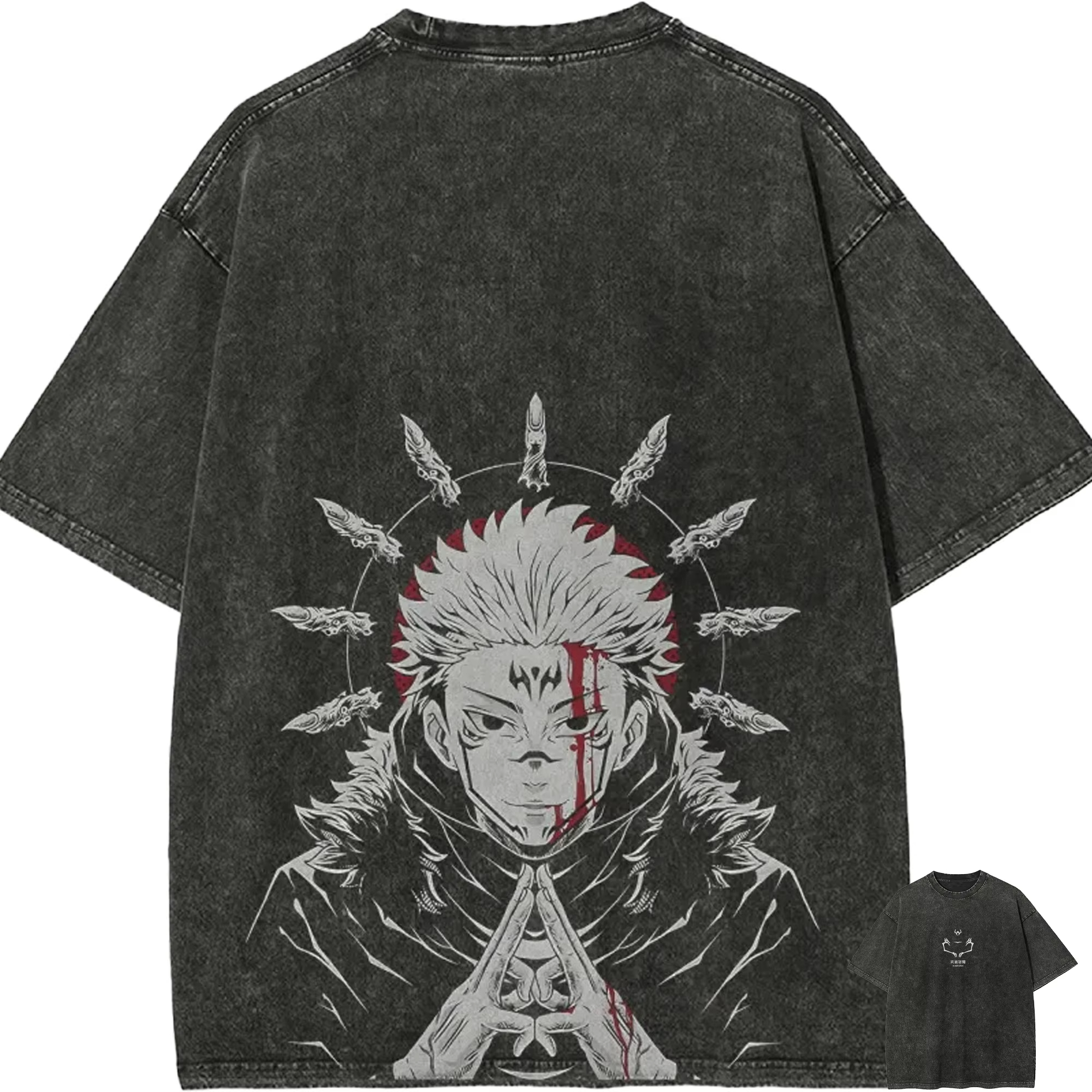 Jujutsu Kaisen Sukuna Print Ov - Streetwear Brand Beanie review and price