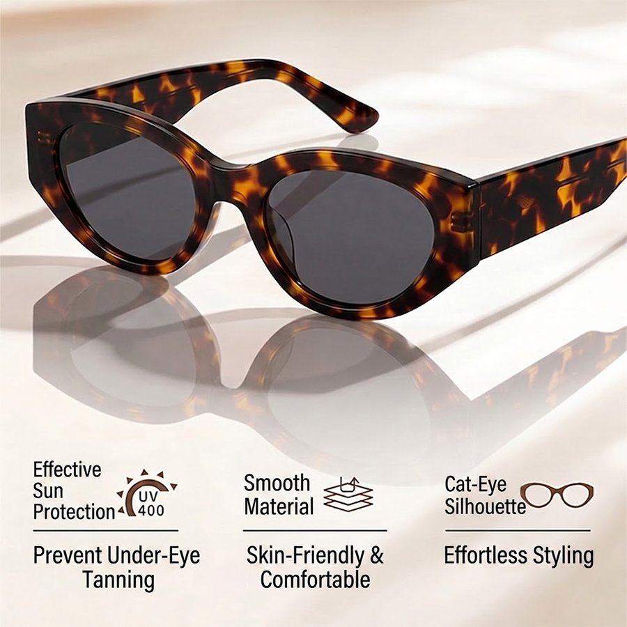 Cat Eye Polarized Sunglasses W - Streetwear Brand Cat review and price