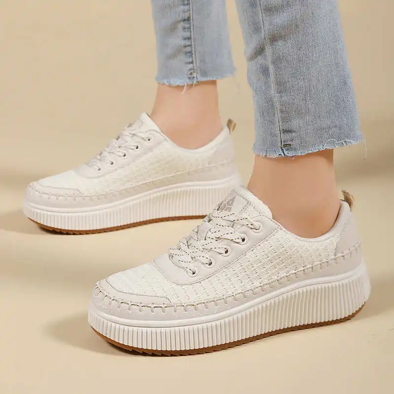 Brown Shoes Woman Flats Autumn - Streetwear Brand Model review and price