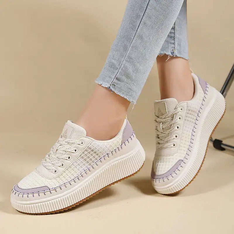 Brown Shoes Woman Flats Autumn - Streetwear Brand Model review and price