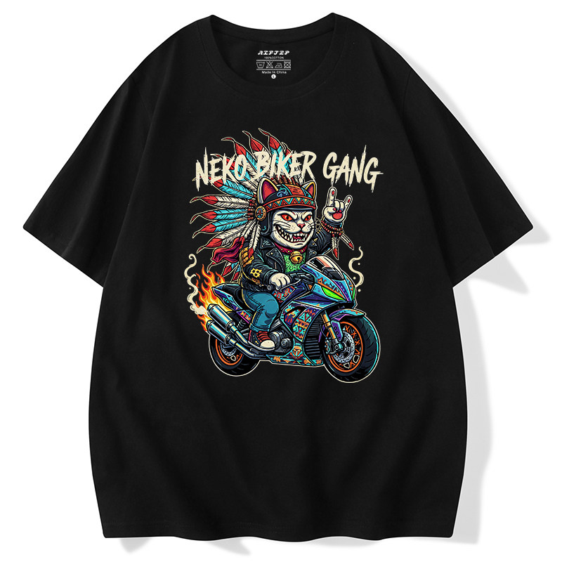 Retro Rocking Motorcycle Lucky - Streetwear Brand Cat review and price