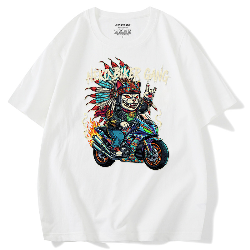Retro Rocking Motorcycle Lucky - Streetwear Brand Cat review and price