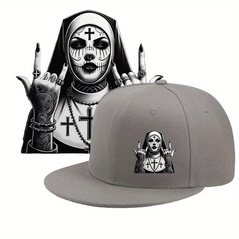 Halloween Nun Print Design Tre - Streetwear Brand Beanie review and price