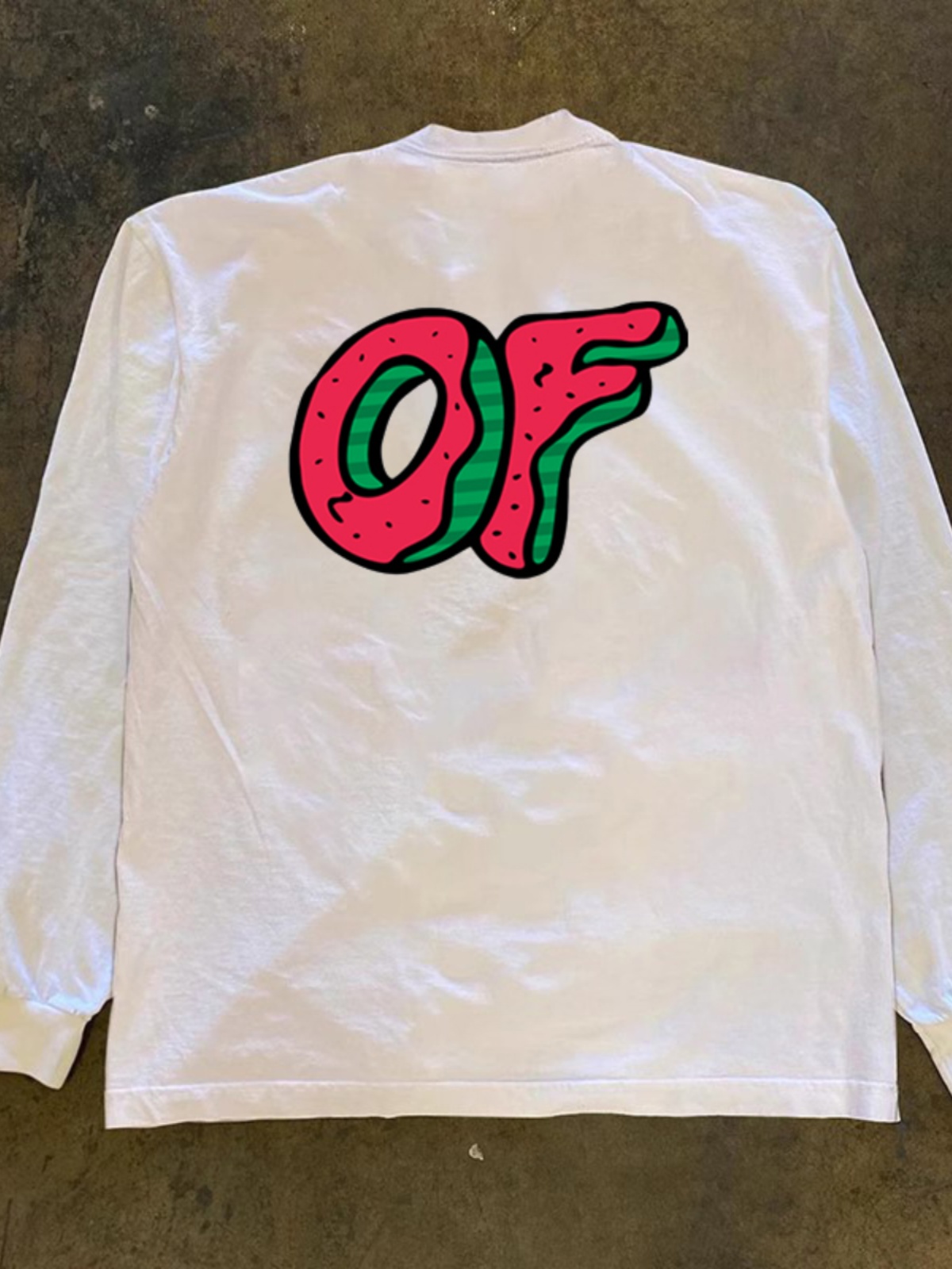 Loose Fit Cotton Long Sve T-ir - Streetwear Brand Label review and price