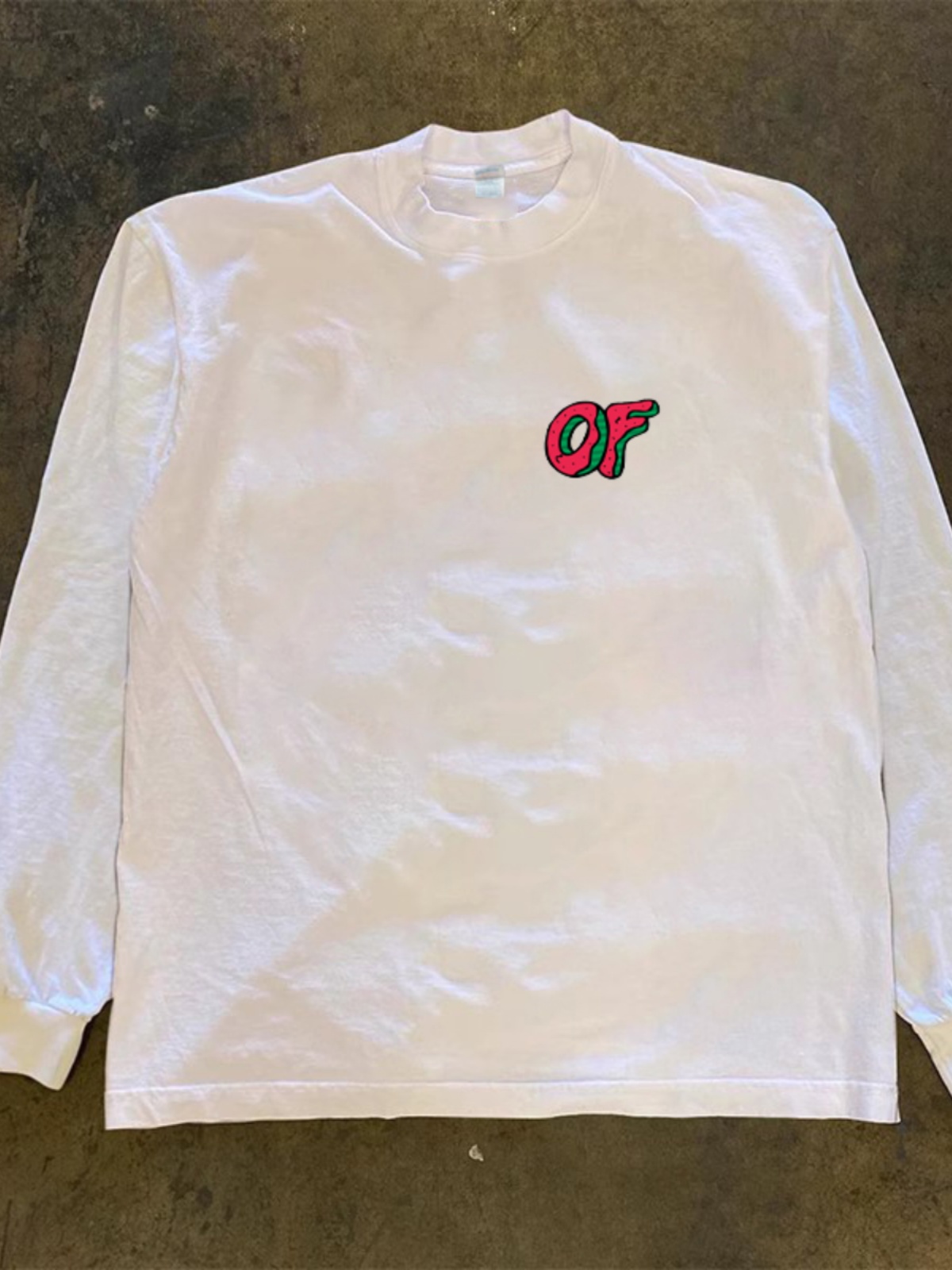 Loose Fit Cotton Long Sve T-ir - Streetwear Brand Label review and price